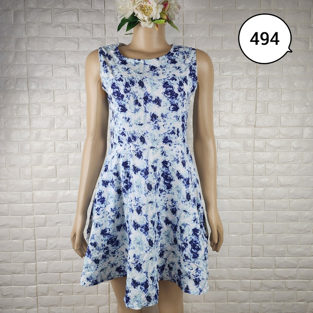 Small Blue Dress – Casual Everyday Mini Dress